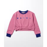 ピンク | MARNI マルニ ブランドロゴブリント長袖スウェット | SHIFFON