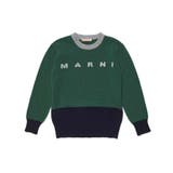 グリーン | MARNI マルニ ウールブレンドブランドロゴニット | SHIFFON