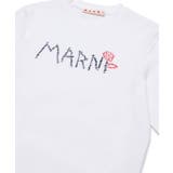 ホワイト | MARNI マルニ ブランドロゴ半袖Tシャツカットソー | SHIFFON