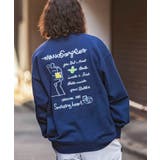 ネイビー B | MARK GONZALES ARTWORK | SHIFFON