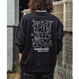 ブラック B | MARK GONZALES ARTWORK | SHIFFON