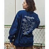 ネイビー A | MARK GONZALES ARTWORK | SHIFFON