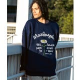 ネイビー C | MARK GONZALES ARTWORK | SHIFFON 