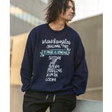 ネイビー D | MARK GONZALES ARTWORK | SHIFFON 
