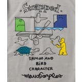 ベージュ D | MARK GONZALES ARTWORK | SHIFFON