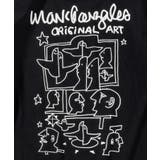 ブラック C | MARK GONZALES ARTWORK | SHIFFON