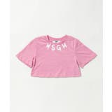ピンク | MSGM エムエスジーエム ブランドロゴ | SHIFFON