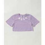 ライトパープル | MSGM エムエスジーエム ブランドロゴ | SHIFFON