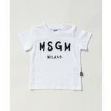 ホワイト | MSGM エムエスジーエム ブランドロゴ | SHIFFON
