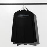 ブラック | C DIEMハイデンプリントロングTシャツ | SHIFFON 