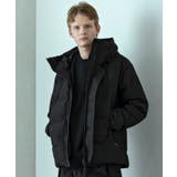 ブラック | +phenix プラスフェニックス フューズドキルティングダウンジャケット | SHIFFON