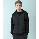 ブラック | +phenix プラスフェニックス ハイブリッドダウンジャケット | SHIFFON 