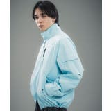 サックスブルー | +phenix プラスフェニックス HARRINGTON | SHIFFON 