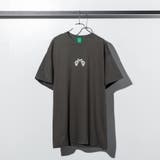 チャコール | roarLUCK(ロアーラック) ロゴTシャツ (ホワイト/チャコール) | SHIFFON 