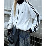 ホワイト | KAPPA カッパ 袖ラインジャージ | SHIFFON 