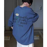 ブルー | MARK GONZALES ARTWORK | SHIFFON