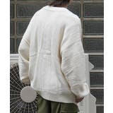 Confirmヴィンテージライク レトロジャガードストライプ柄 ビッグシルエット | SHIFFON  | 詳細画像7 