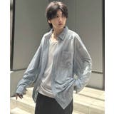 サックスブルー | Confirm コンファーム ルーズシルエット | SHIFFON