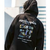 ブラック B | MARK GONZALES ARTWORK | SHIFFON 