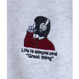 ILL S（イルズ）ガールイラストワンポイント刺繍 ビッグシルエット | SHIFFON  | 詳細画像19 