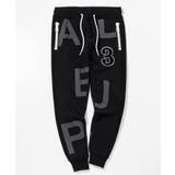 1PIU1UGUALE3 RELAX ビッグファスナーランダムロゴジョガーパンツ | SHIFFON  | 詳細画像10 