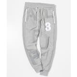 1PIU1UGUALE3 RELAX ビッグファスナーランダムロゴジョガーパンツ | SHIFFON  | 詳細画像17 