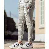 1PIU1UGUALE3 RELAX ビッグファスナーランダムロゴジョガーパンツ | SHIFFON  | 詳細画像4 