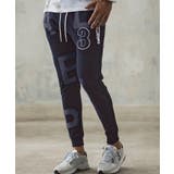 ネイビー | 1PIU1UGUALE3 RELAX ビッグファスナーランダムロゴジョガーパンツ | SHIFFON 