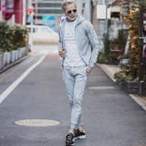 1PIU1UGUALE3 RELAX ビッグファスナーサイドロゴスウェットパンツ | SHIFFON | 詳細画像9