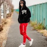 1PIU1UGUALE3 RELAX ラインストーンジップロゴスウェットパンツ | SHIFFON | 詳細画像29