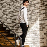 1PIU1UGUALE3 RELAX ラインストーンジップロゴスウェットパンツ | SHIFFON | 詳細画像9