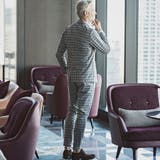 1PIU1UGUALE3 RELAX ジャガードクラシックスラックス | SHIFFON | 詳細画像22