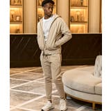 1PIU1UGUALE3 RELAXラインストーンヘムスウェットジョガーパンツ | SHIFFON  | 詳細画像4 