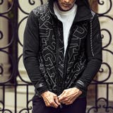 1PIU1UGUALE3 RELAX 総柄ロゴドッキングダウンパーカー | SHIFFON  | 詳細画像5