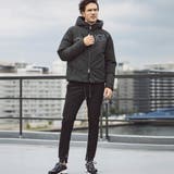 1PIU1UGUALE3 RELAX ハイデンシティダブルロゴダウンジャケット | SHIFFON | 詳細画像6