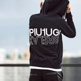 1PIU1UGUALE3 RELAX ビッグファスナーロゴスウェットパーカー | SHIFFON | 詳細画像7