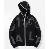 1PIU1UGUALE3 RELAX ビッグファスナーランダムロゴパーカー | SHIFFON  | 詳細画像10 