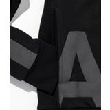 1PIU1UGUALE3 RELAX ビッグファスナーランダムロゴパーカー | SHIFFON  | 詳細画像14 