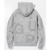 1PIU1UGUALE3 RELAX ビッグファスナーランダムロゴパーカー | SHIFFON  | 詳細画像18 