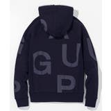 1PIU1UGUALE3 RELAX ビッグファスナーランダムロゴパーカー | SHIFFON  | 詳細画像20 