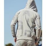 1PIU1UGUALE3 RELAX ビッグファスナーランダムロゴパーカー | SHIFFON  | 詳細画像5 