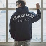ネイビー | 1PIU1UGUALE3 RELAX  バックロゴプリントプルオーバーパーカー | SHIFFON 