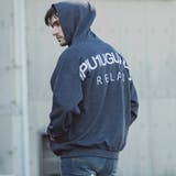 ダークグレー | 1PIU1UGUALE3 RELAX  バックロゴプリントプルオーバーパーカー | SHIFFON 