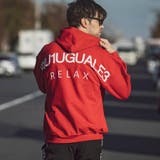 レッド | 1PIU1UGUALE3 RELAX  バックロゴプリントプルオーバーパーカー | SHIFFON 