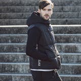 サイドロゴニットコンビリラックスダウンジャケット | SHIFFON | 詳細画像12