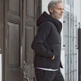 サイドロゴニットコンビリラックスダウンジャケット | SHIFFON | 詳細画像4