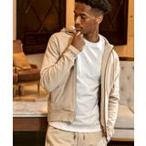 1PIU1UGUALE3 RELAXラインストーンカフスウェットジップパーカー | SHIFFON  | 詳細画像1 