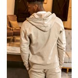 1PIU1UGUALE3 RELAXラインストーンカフスウェットジップパーカー | SHIFFON  | 詳細画像2 