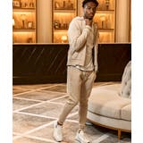 1PIU1UGUALE3 RELAXラインストーンカフスウェットジップパーカー | SHIFFON  | 詳細画像4 