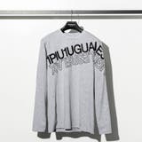 1PIU1UGUALE3 RELAX  ハイデンシティダブルロゴ長袖Tシャツ | SHIFFON  | 詳細画像8 
